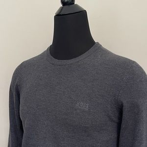 New Hugo Boss Crewneck Grayl Wool Sweater S size